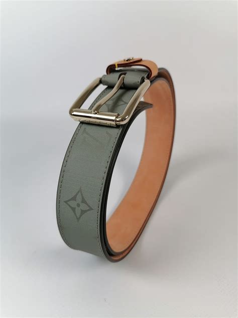 Louis Vuitton 2018 Titanium Voyager 35 MM Belt 